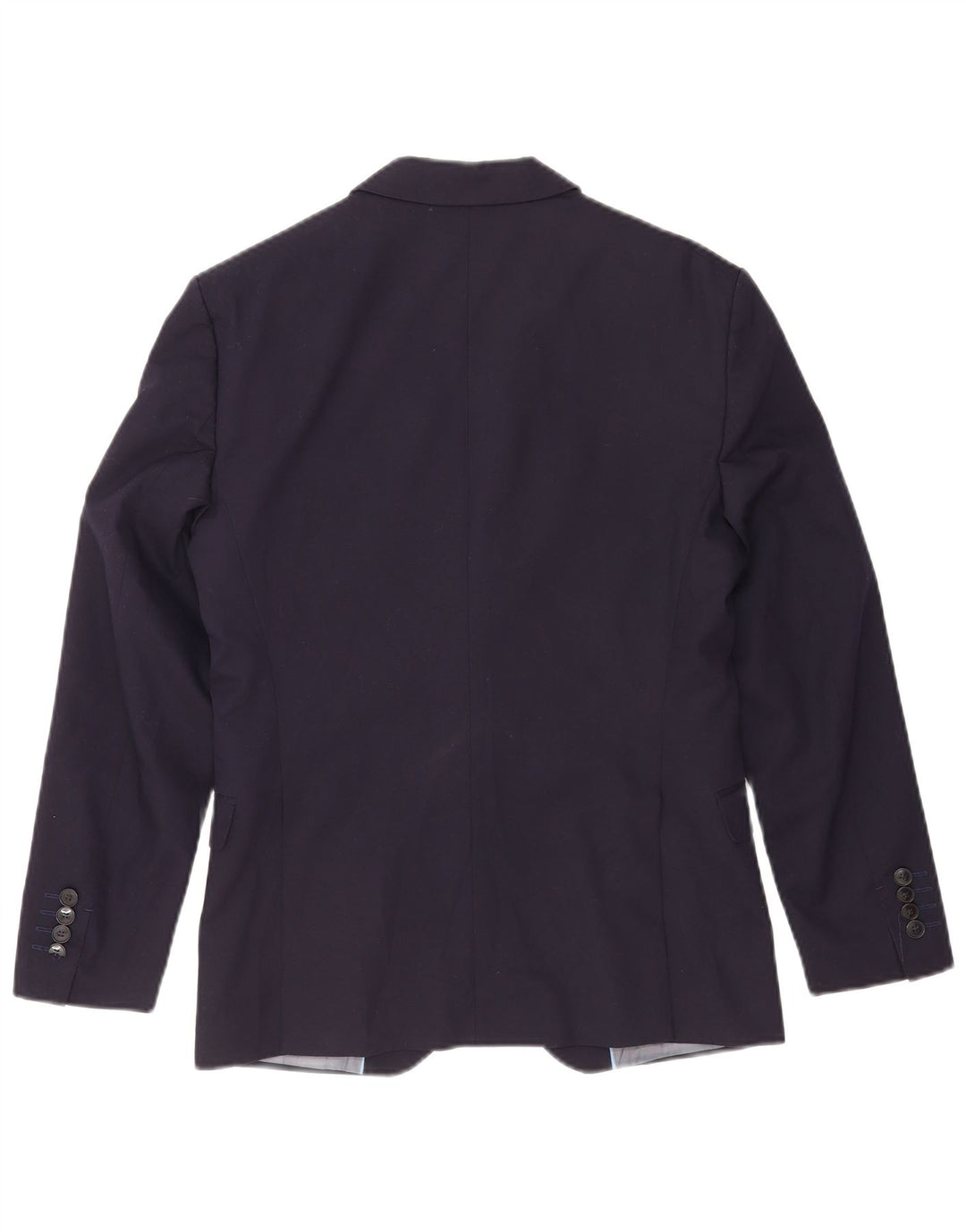Giacca blazer a 2 bottoni da uomo Zara EU 46 piccola in viscosa blu navy