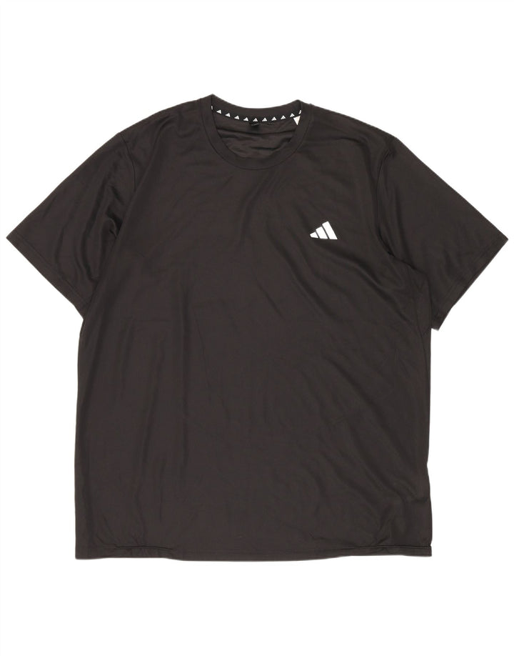 T-shirt Adidas Aeroready da uomo Top XL poliestere nero