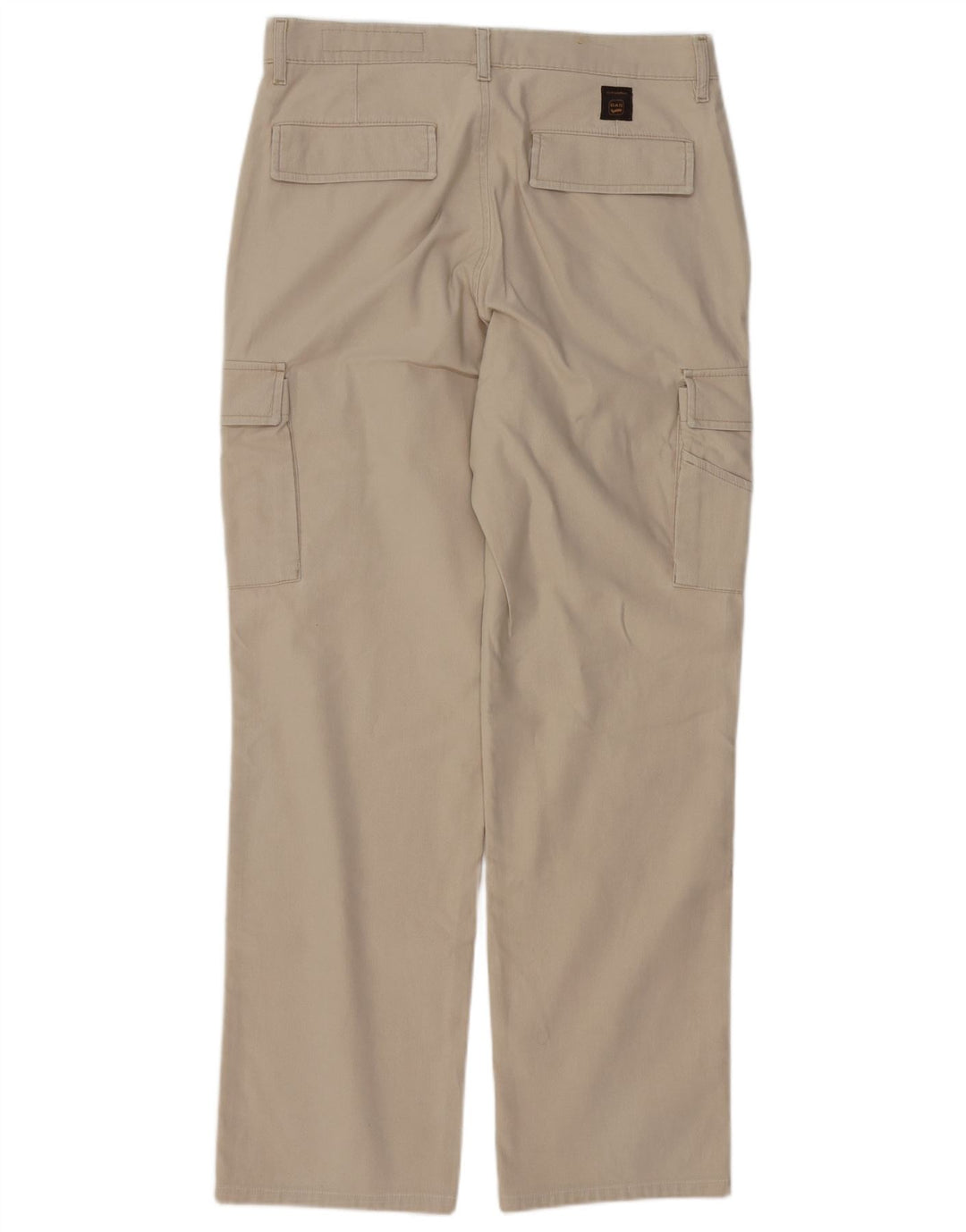 Pantaloni cargo dritti da uomo Gas W34 L32 in cotone beige