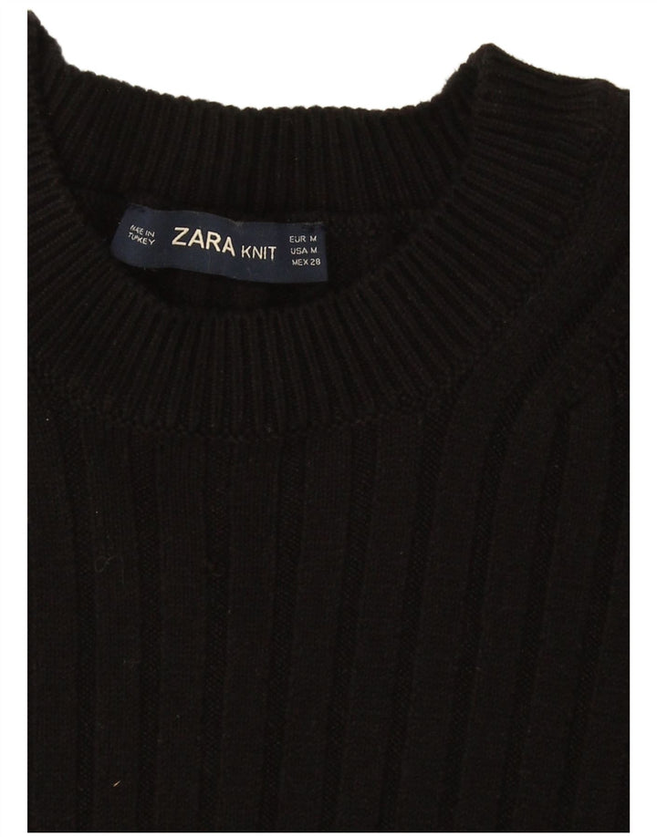 Abito maglione Zara da donna UK 14 medio nero