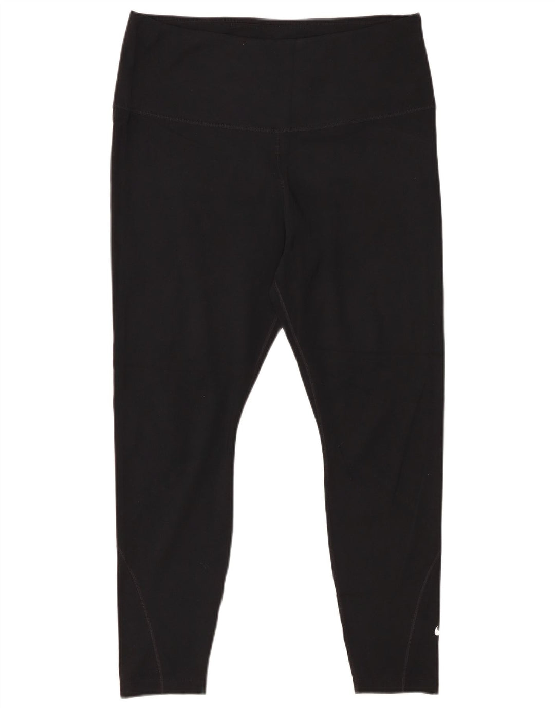 Leggings corti NIKE Dri Fit da donna UK 18 XL poliestere nero