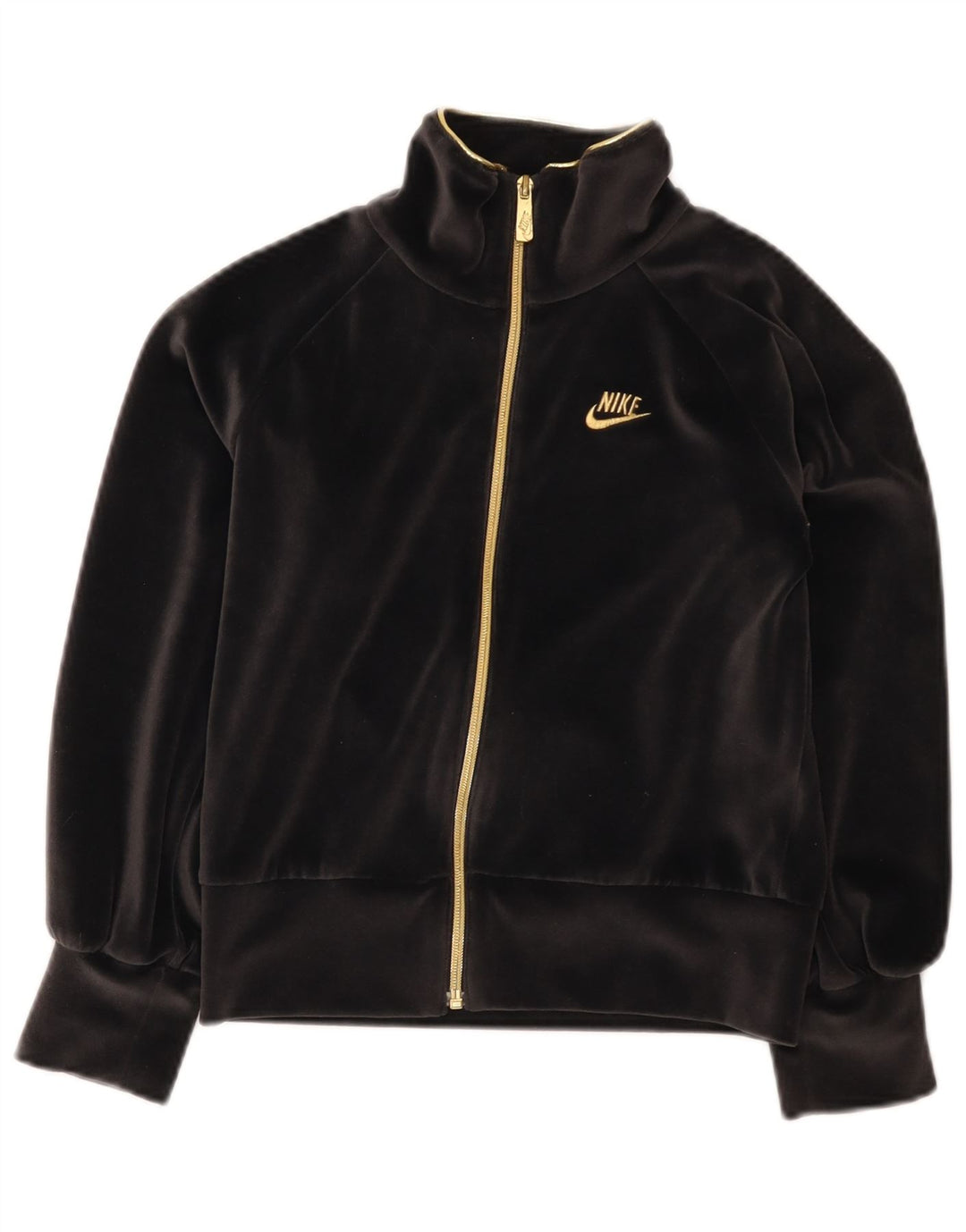 Giacca superiore della tuta da ragazza Nike 8-9 anni piccola grigia
