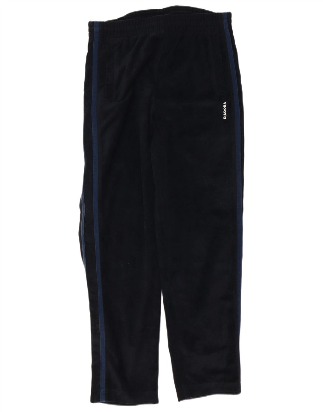 Pantaloni da tuta da uomo Diadora Large neri in poliestere