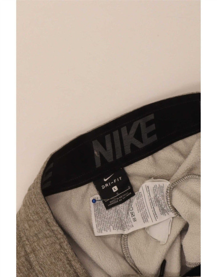 Pantaloni da tuta con grafica Nike da uomo, pantaloni da jogging, grandi, poliestere kaki