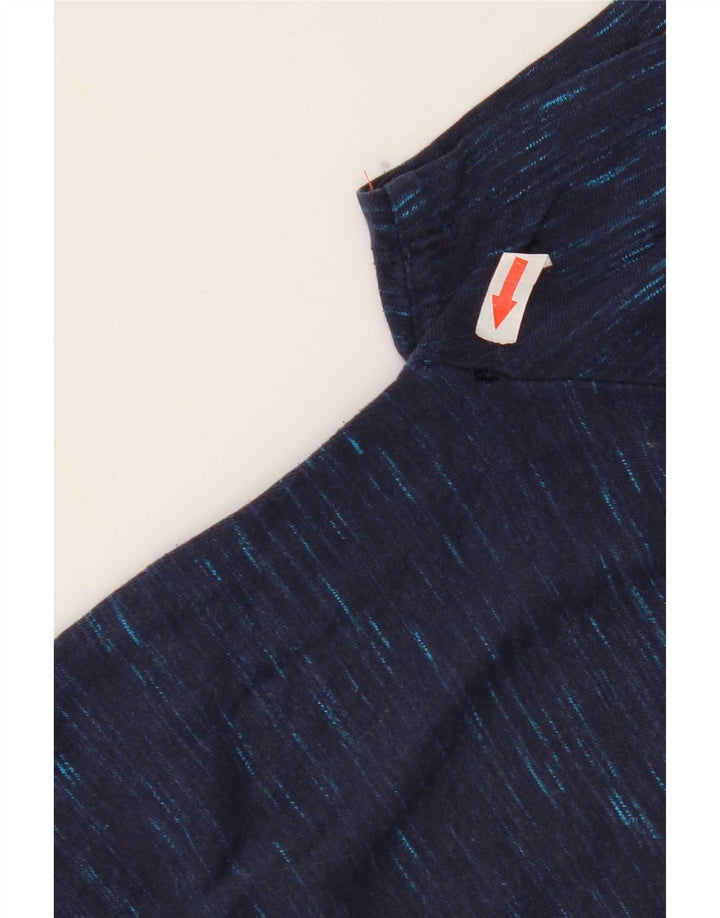 T-shirt da uomo Superdry Top Small blu navy screziato