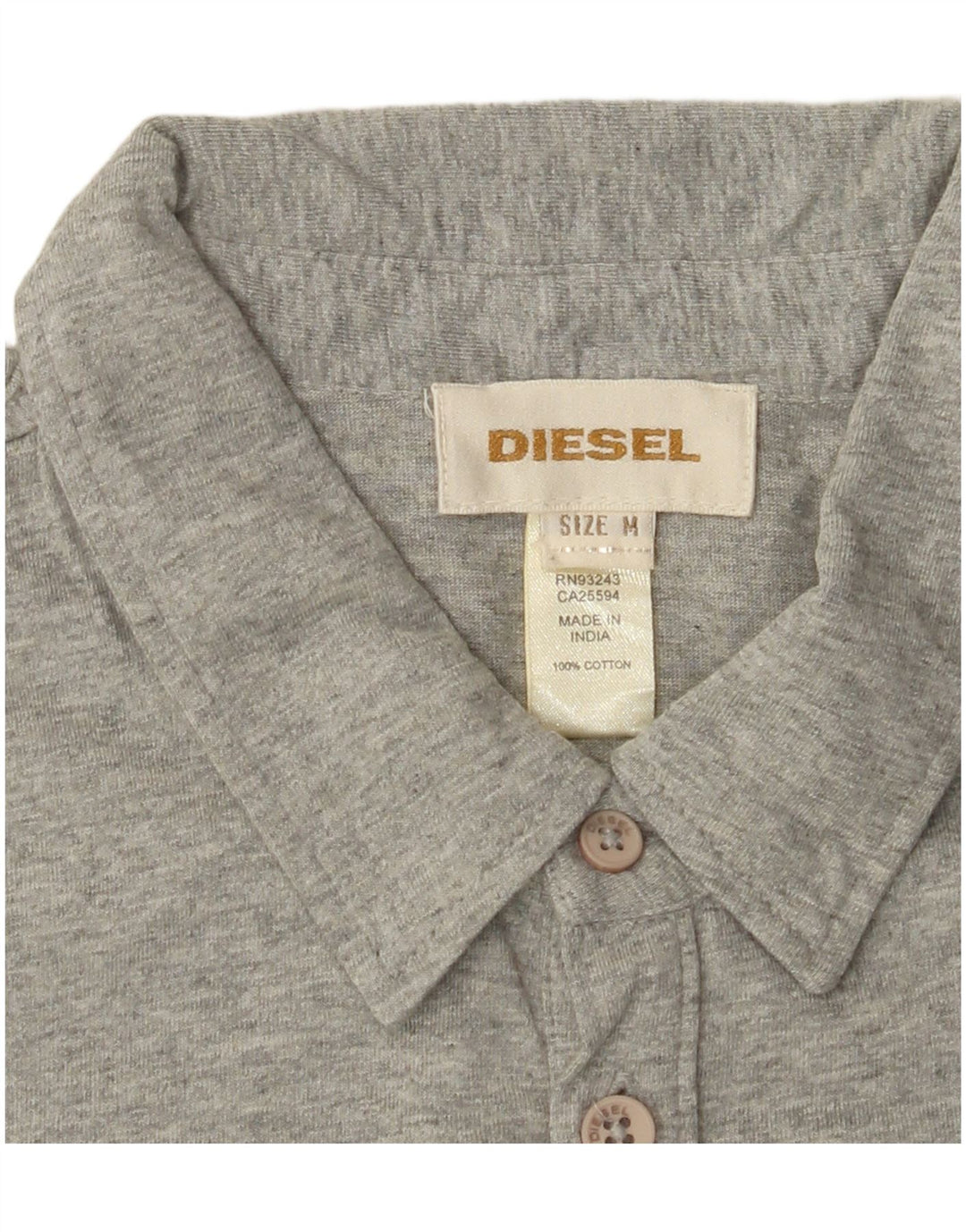 Polo Uomo DIESEL in cotone Grigio Medio