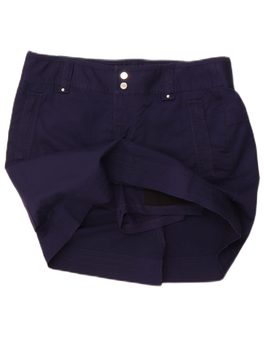 RALPH LAUREN Gonna pantalone da donna US 10 grande in cotone blu navy