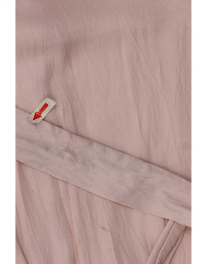Abito a portafoglio da donna Zara UK 10 piccolo in viscosa rosa
