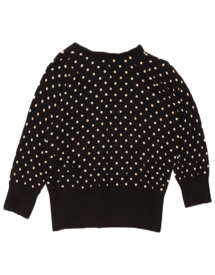 Maglione cardigan autografo da donna Marks & Spencer UK 14 medio nero