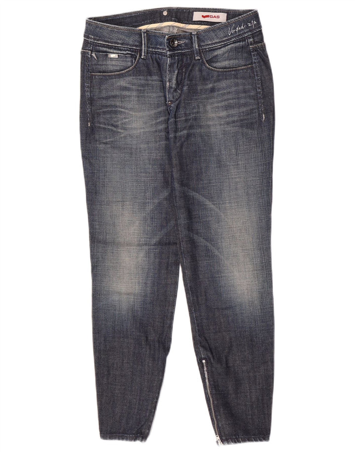 Jeans slim da donna Gas W27 L26 cotone blu