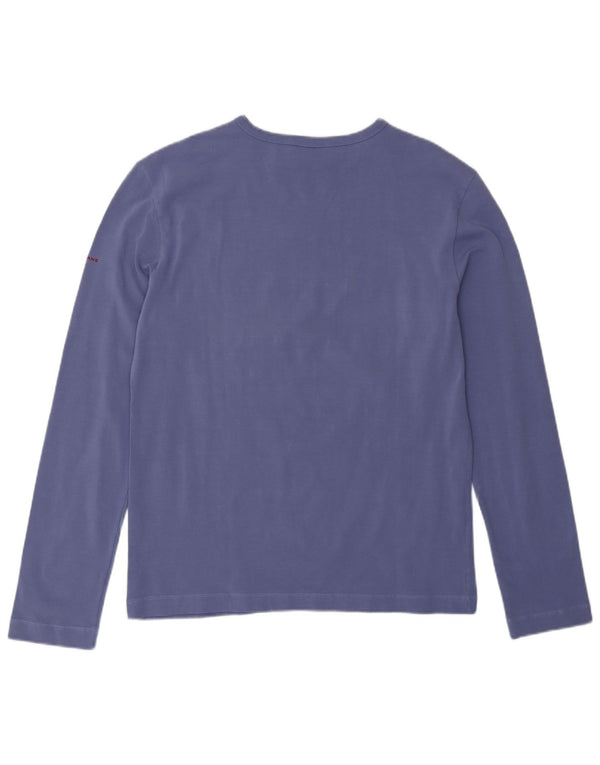 Guess Top da donna a maniche lunghe UK 20 2XL Cotone viola