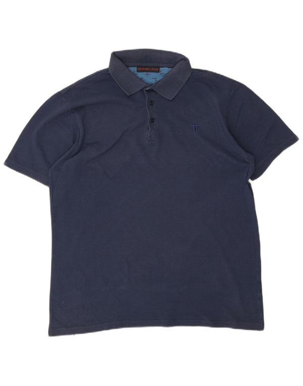 Polo Uomo Trussardi Jeans Large Blu Navy