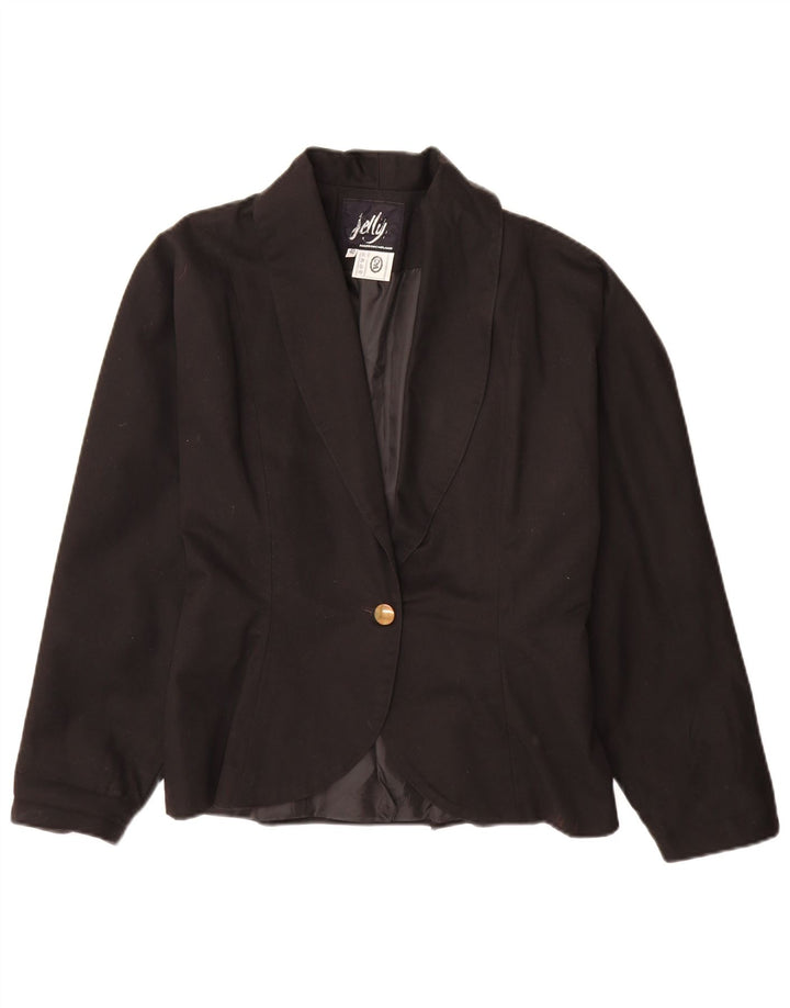 Giacca blazer da donna a 1 bottone C&A EU 40 cotone nero medio