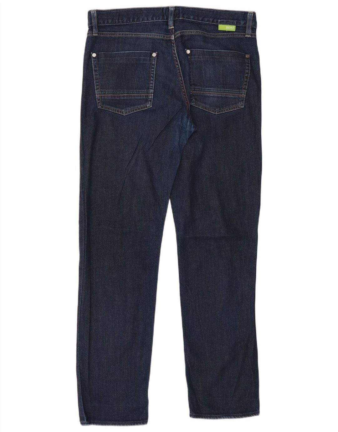 Jeans dritti da uomo Hugo Boss W34 L32 Blu Navy