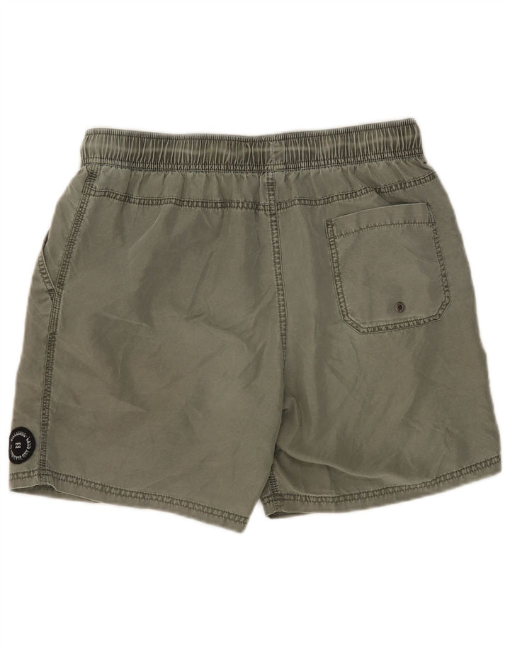 Pantaloncini casual da uomo Billabong W32 poliestere kaki medio
