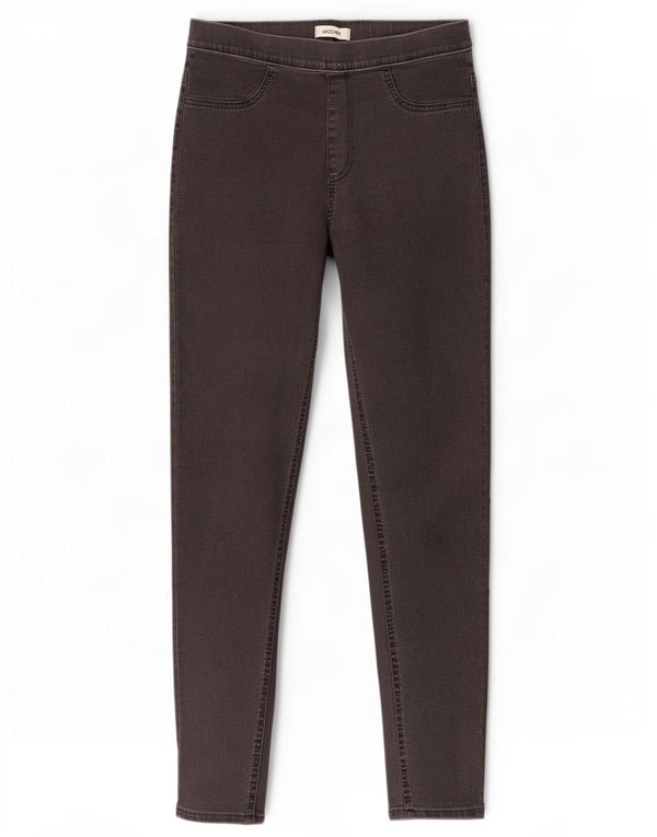 Jeans Jeggings da donna Marks & Spencer UK 12 Medio W30 L27 Cotone grigio