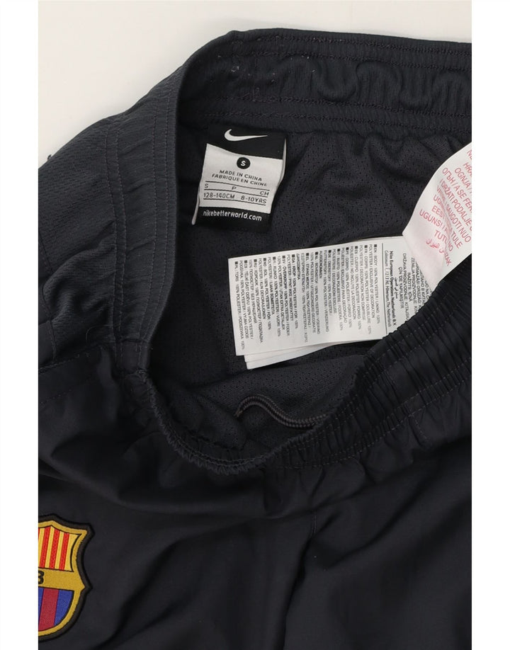 Pantaloni della tuta da ragazzo Nike Barcelona 8-9 anni piccoli in poliestere blu navy