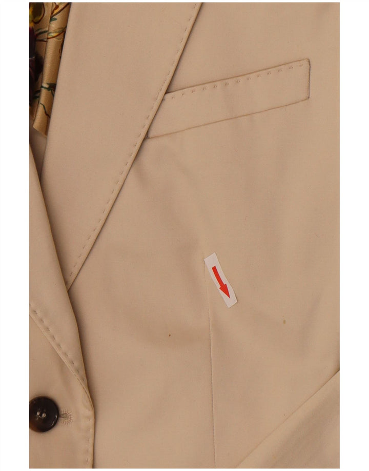 Giacca blazer a 2 bottoni da donna Dolce & Gabbana IT 46 grande classica beige