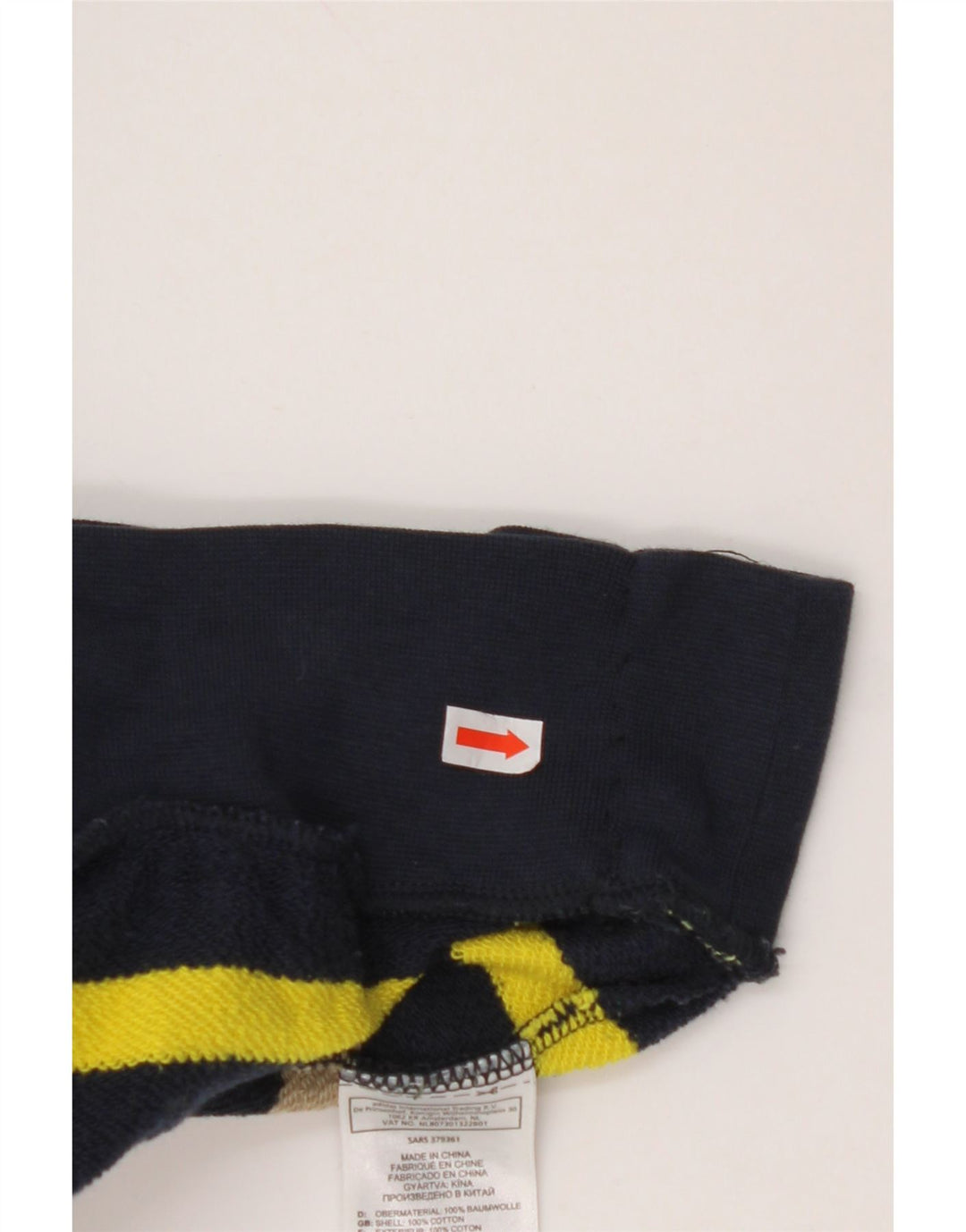 Maglione con cappuccio da uomo ADIDAS grande in cotone a righe multicolore