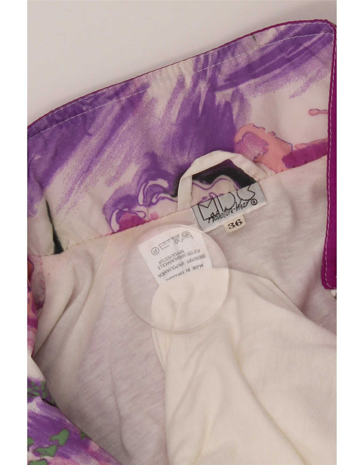 Giacca da ginnastica oversize da donna vintage EU 36 Small White Colourblock