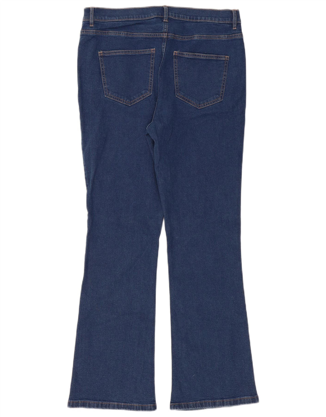 Marks & Spencer Womens Regular Slim Bootcut Jeans UK 14 Large W34 L30 Blue