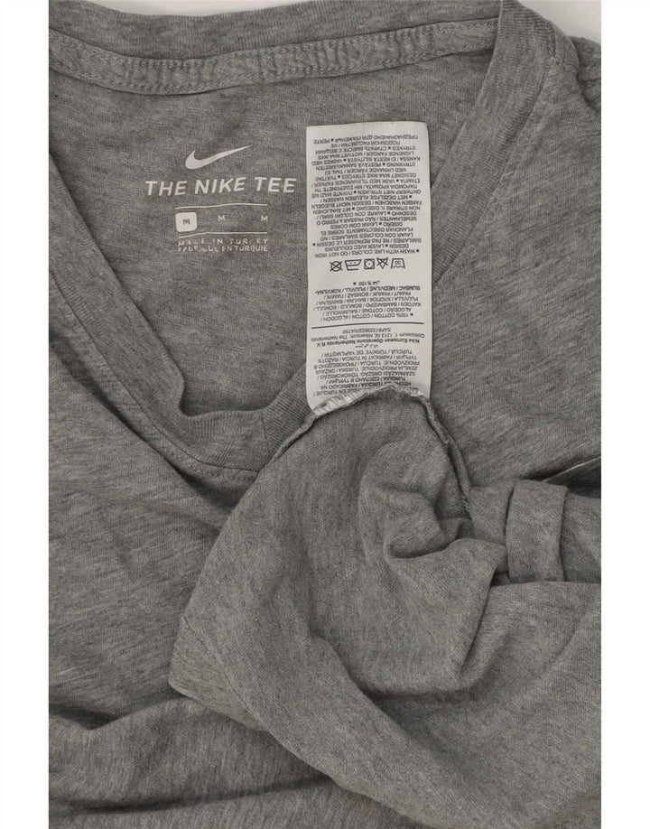 T-shirt Nike da uomo in cotone mélange grigio medio