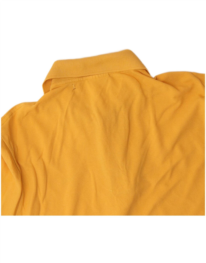 Polo da uomo LACOSTE taglia 5 grande in cotone giallo