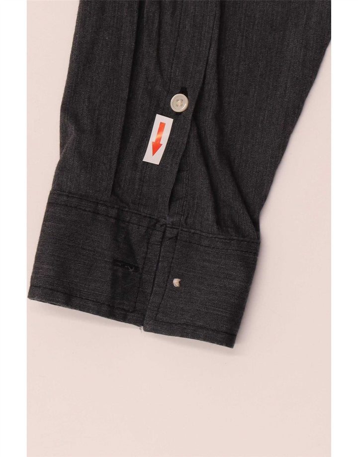 Camicia Hurley da uomo XL in cotone grigio