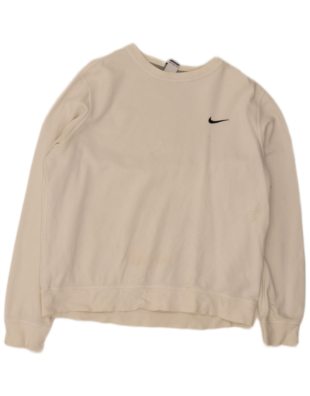 Felpa da uomo Nike Jumper XL in cotone bianco sporco