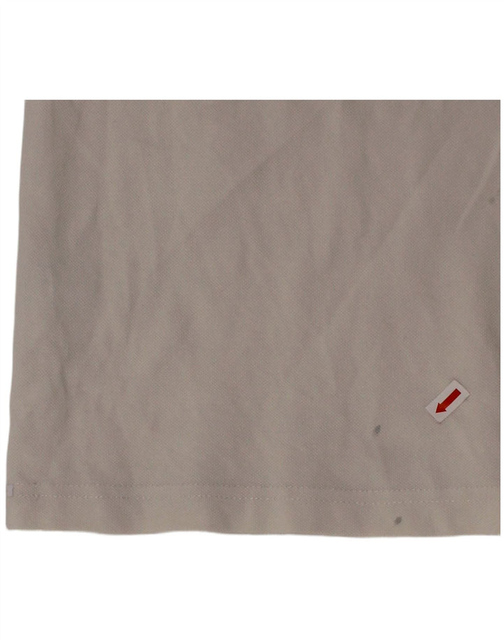 Polo a maniche lunghe da bambino CHAMPION 9-10 anni, colore bianco medio