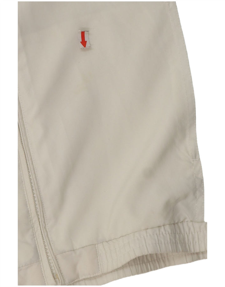 Giacca da tuta da ragazzo Adidas 11-12 anni in poliestere color block bianco