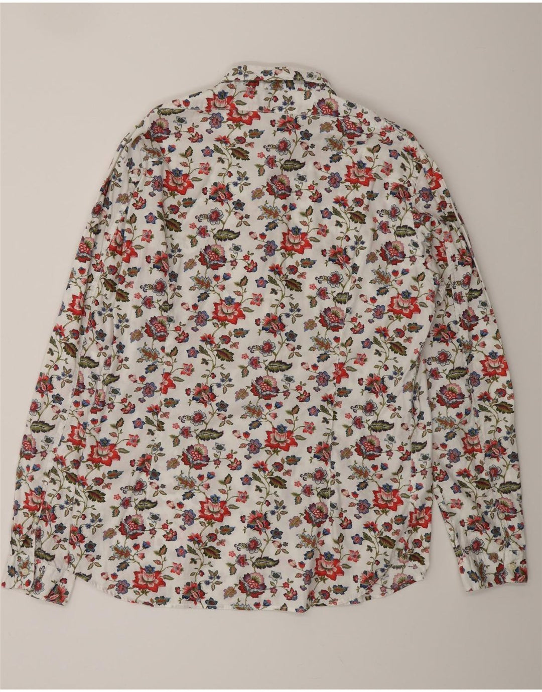 REPLAY Camicia da uomo XL in cotone floreale multicolore