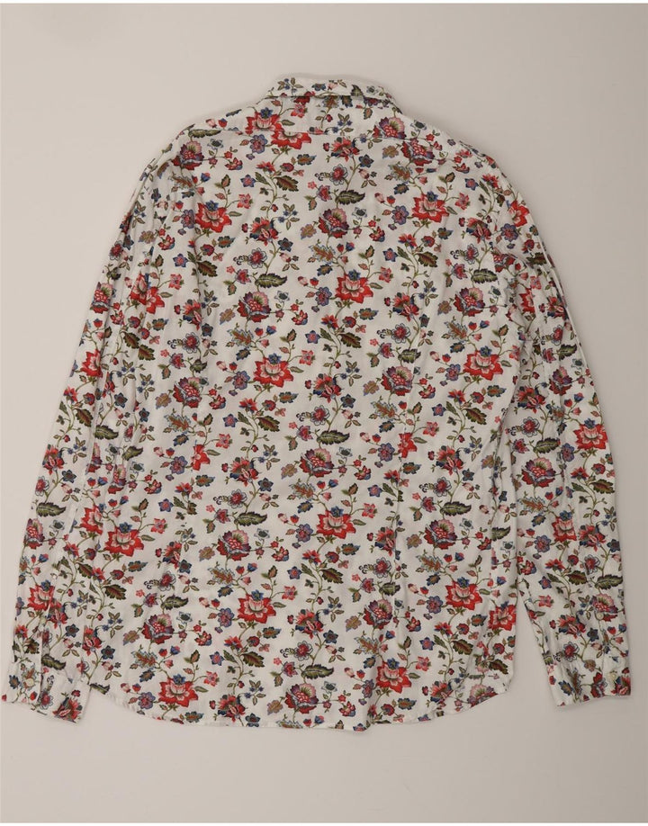 REPLAY Camicia da uomo XL in cotone floreale multicolore