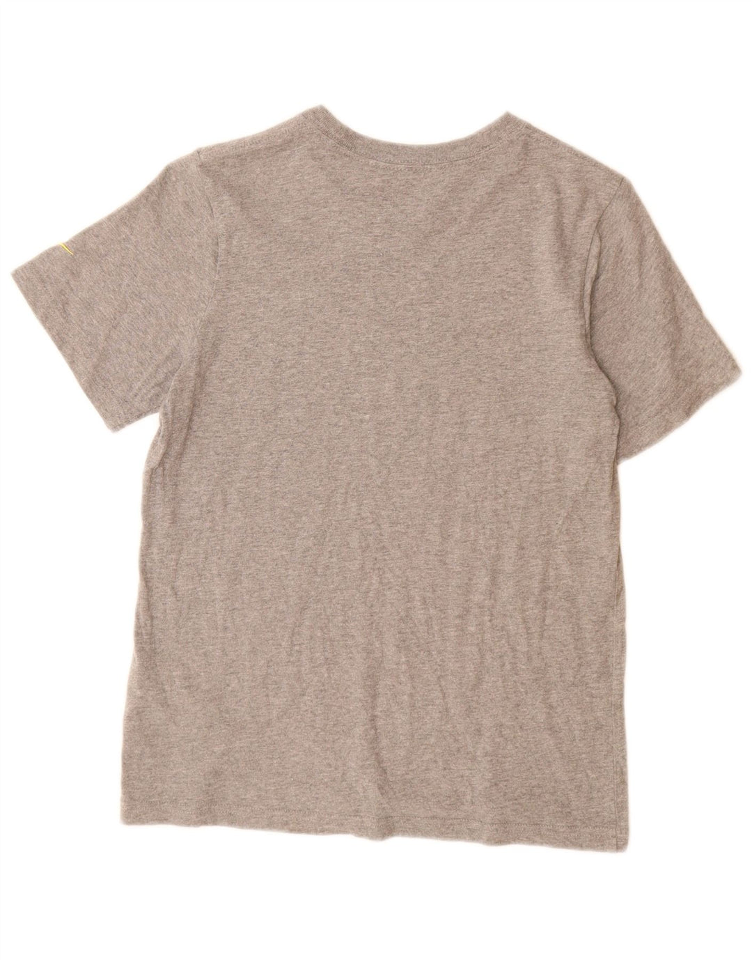 T-shirt grafica da ragazzo Nike Top 10-11 anni in cotone grigio medio