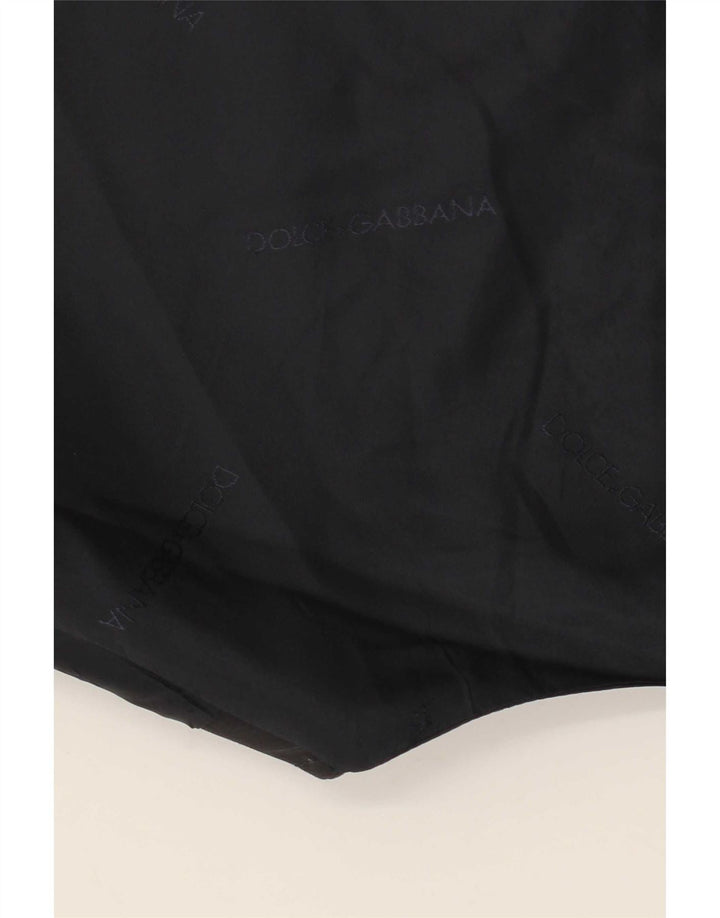 Gilet Uomo Dolce & Gabbana IT 52 Large Lana a Righe Blu Navy