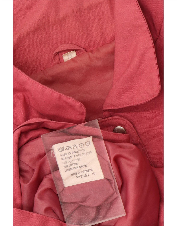 Giacca trapuntata da donna VINTAGE UK 22 3XL Poliestere rosa