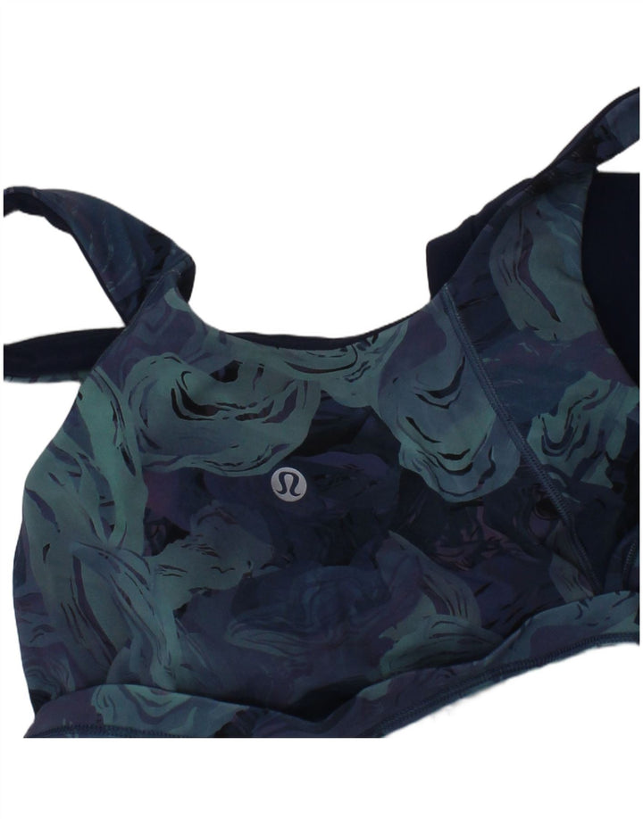 Reggiseno sportivo da donna Lululemon Top US 6 Blu medio floreale