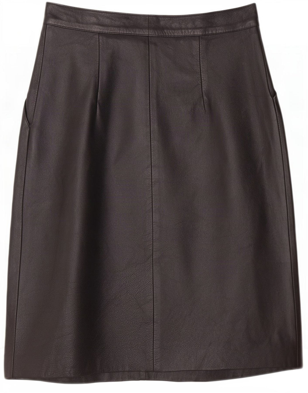 Gonna in pelle da donna Maxime IT 42 media W26 nera