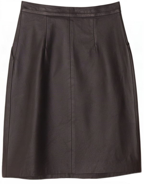 Gonna in pelle da donna Maxime IT 42 media W26 nera