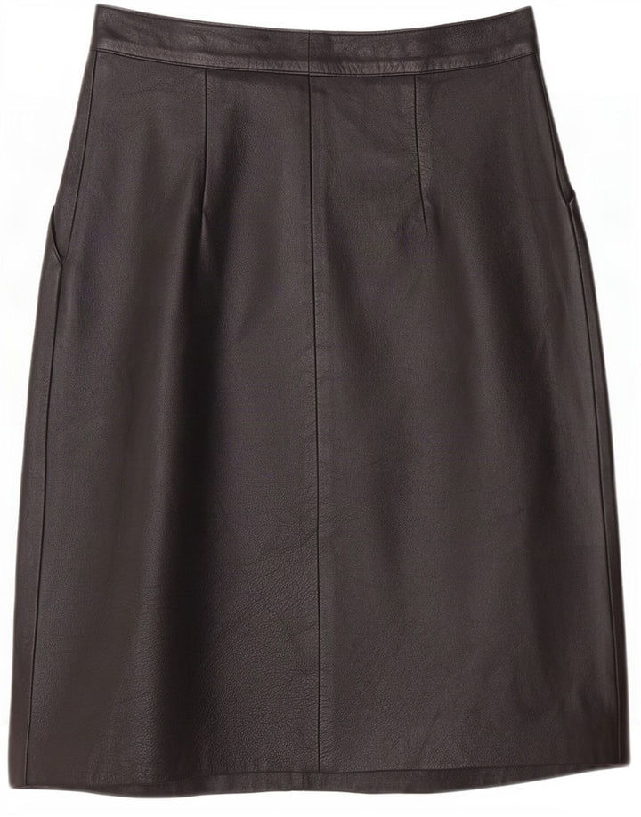 Gonna in pelle da donna Maxime IT 42 media W26 nera