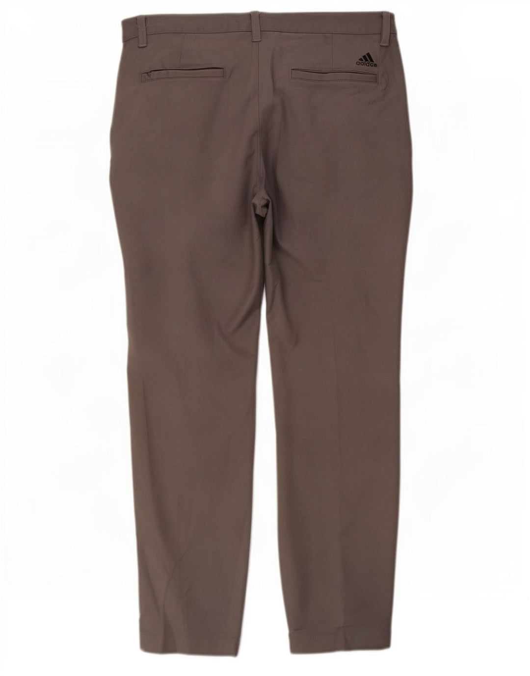 Pantaloni chino dritti da uomo Adidas W32 L30 poliestere grigio