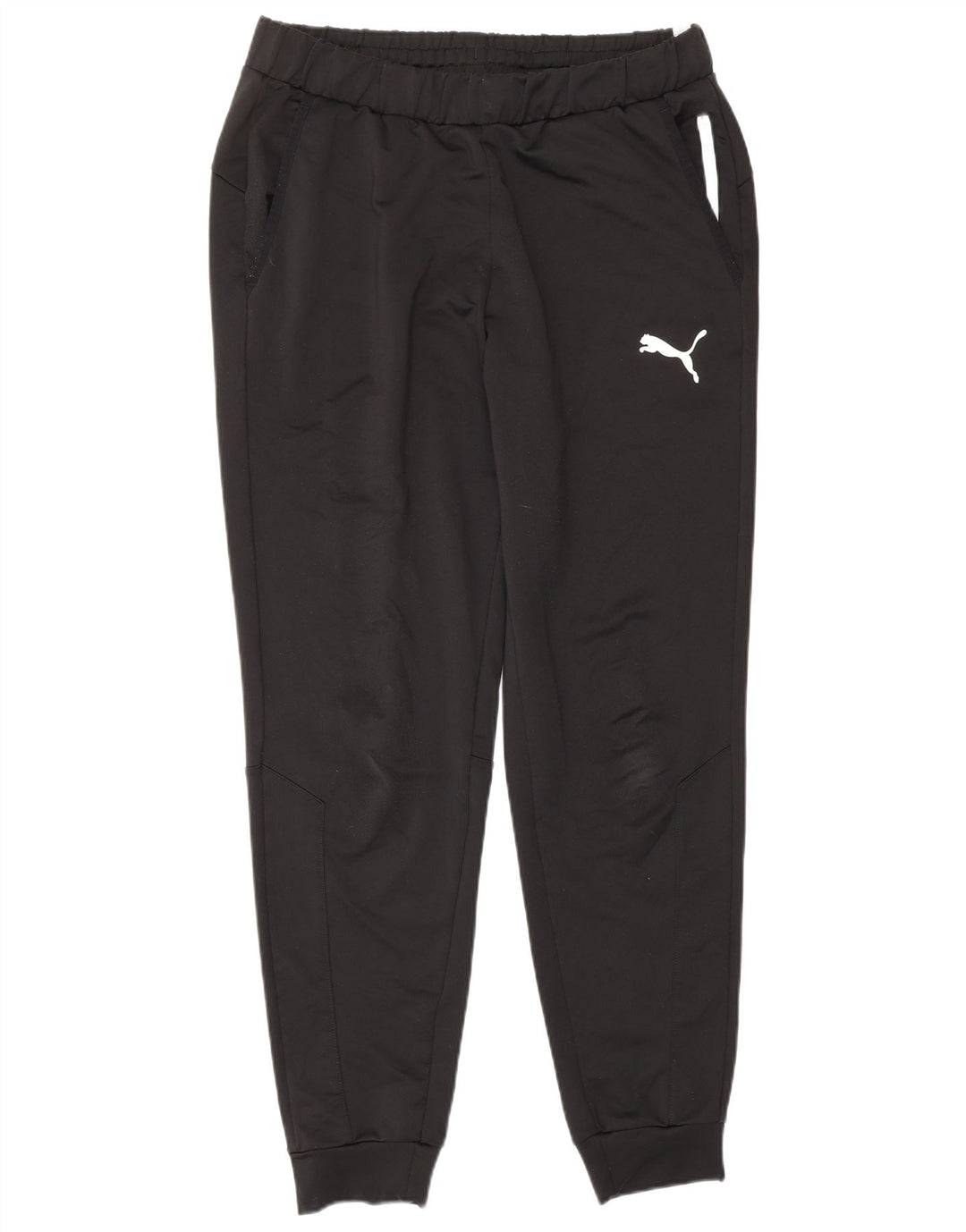 Pantaloni da tuta da uomo Puma Joggers grandi neri in poliestere sportivo