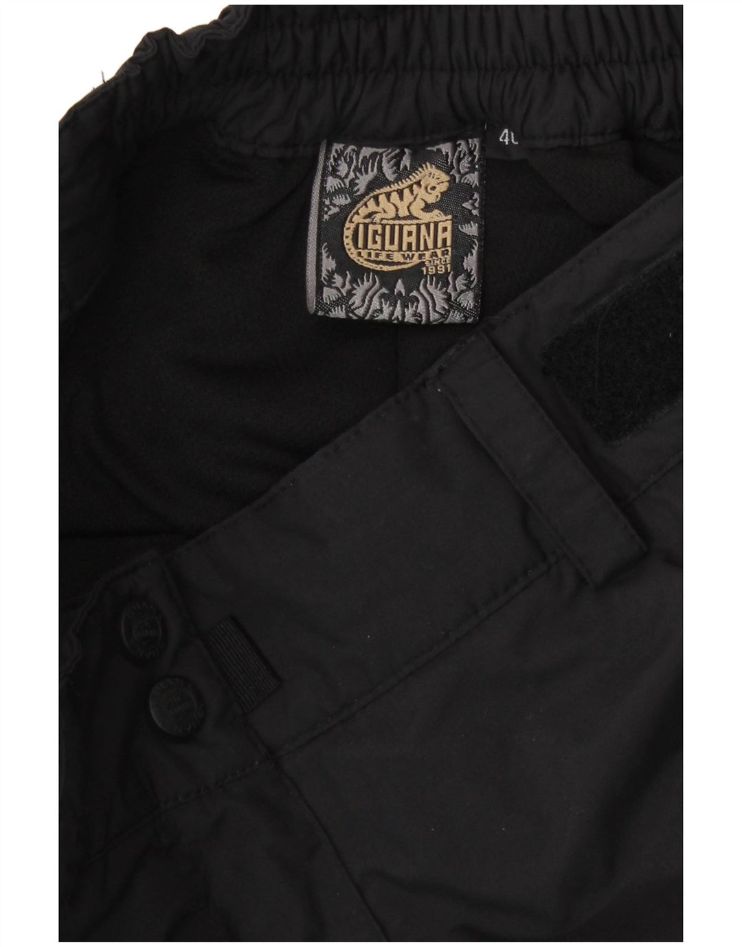 Pantaloni da sci da donna Iguana EU 40 Medium Nero Poliammide