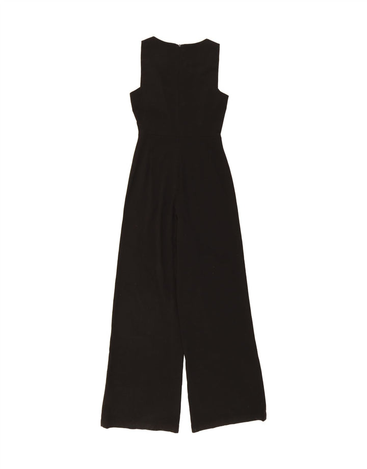 BCBGMAXAZRIA Womens Sleeveless Jumpsuit US 2 XS  Black Polyester Vintage BCBGMAXAZRIA and Second-Hand BCBGMAXAZRIA from Messina Hembry 