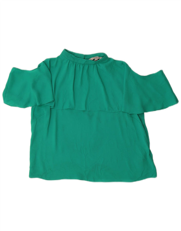 Top da donna con spalle scoperte Coast UK 16 grande poliestere verde