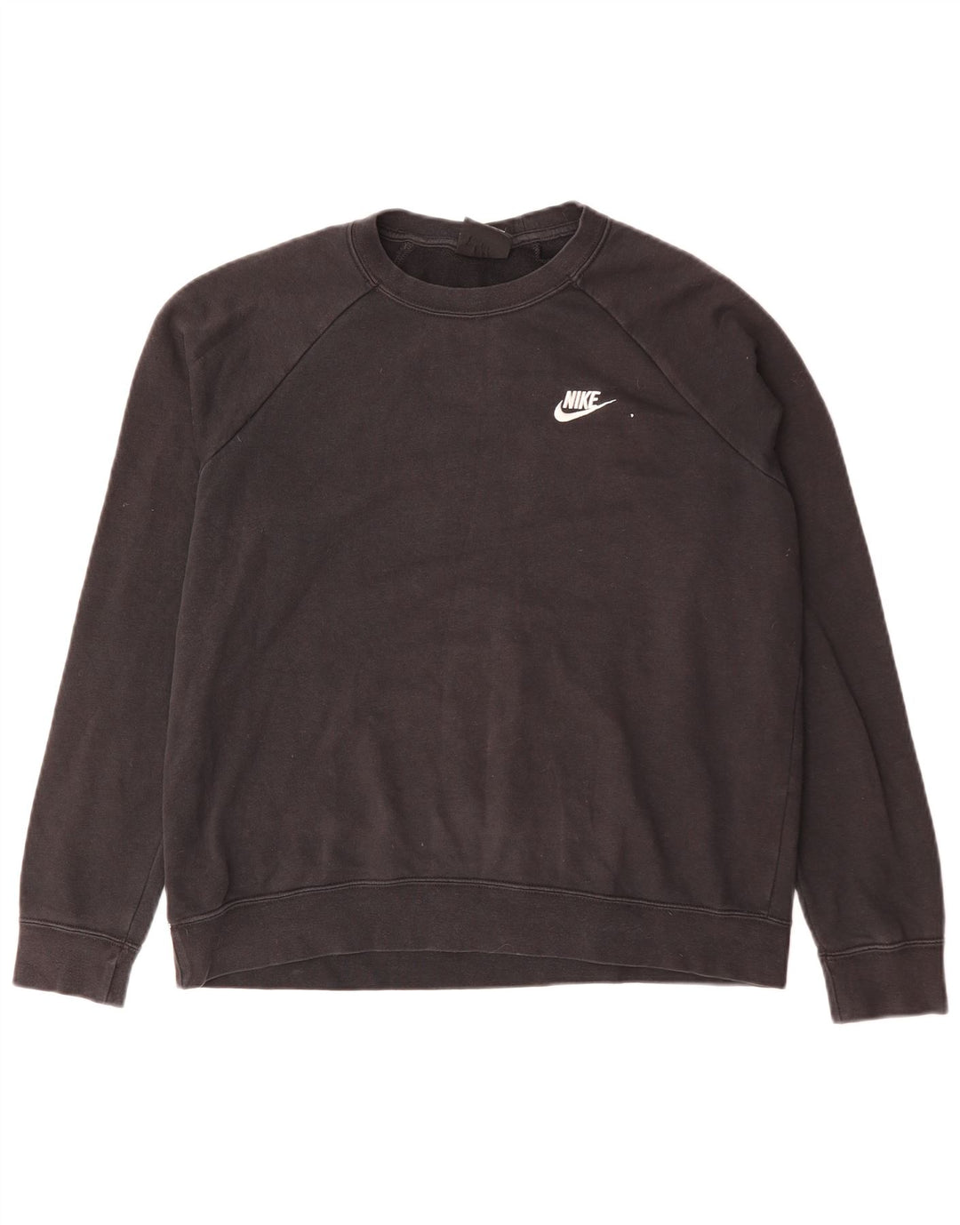 Felpa da uomo Nike Maglione grande in cotone nero