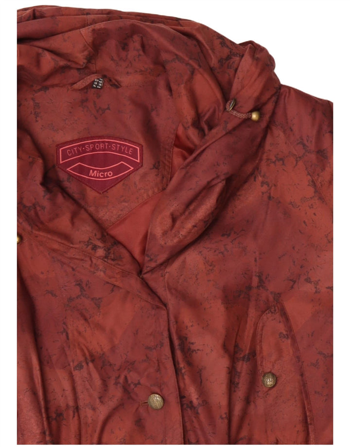 Cappotto da donna oversize con cappuccio Incognito UK 18 XL Marrone