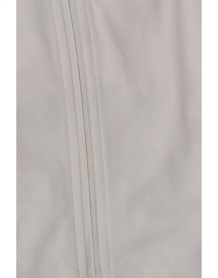 Giacca da tuta grafica da uomo Lotto Top in poliestere color block bianco medio