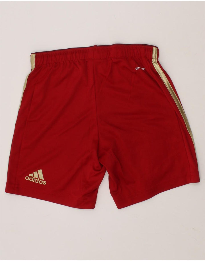 ADIDAS Boys Climacool Sport Shorts 5-6 Years  Red Polyester Vintage Adidas and Second-Hand Adidas from Messina Hembry 