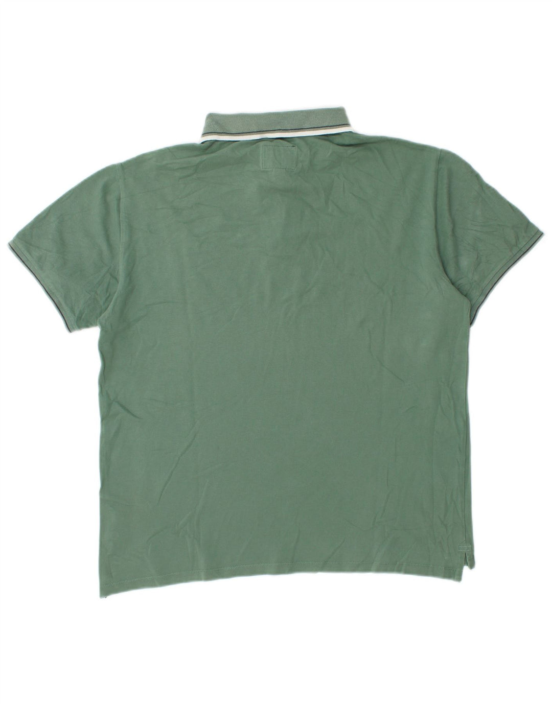 Polo da uomo Woolrich in cotone verde medio
